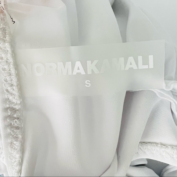 Norma Kamali Twist Mio One-Piece Swimsuit White Size S NWT - Picture 14 of 14